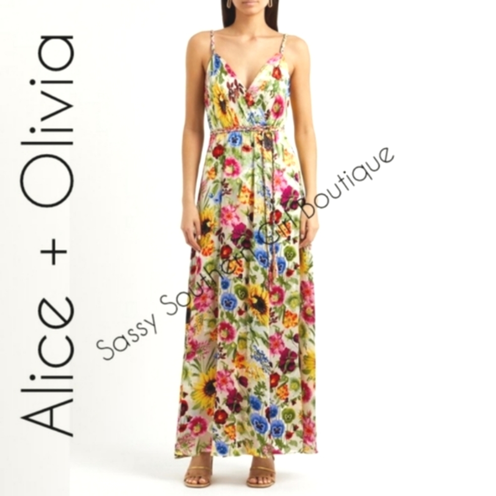 🆕⭐ Most gorgeous dress ever!!Alice + Olivia floral maxi dress